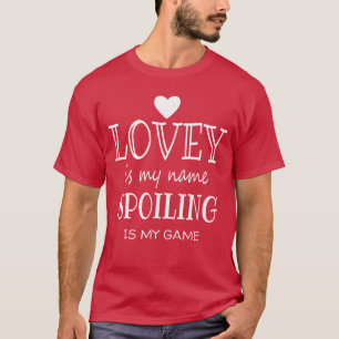 Lovey Is My Name Special Grandma retro T-shirt