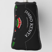 Lovey Kenya Text Art Design Golfheadcover (Draai 90)