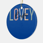 Lovey Life Lovey Grandma Boho Lovey Grandmoeder Keramisch Ornament (Links)