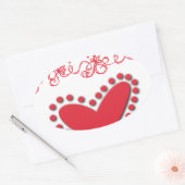 lovie ovale sticker (Envelop)