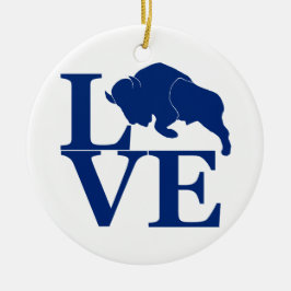 Lovin' Buffalo Keramisch Ornament
