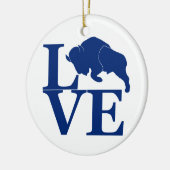 Lovin' Buffalo Keramisch Ornament (Links)