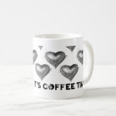 Lovin Coffee Time White 11 oz Classic White Mok (Voorkant rechts)