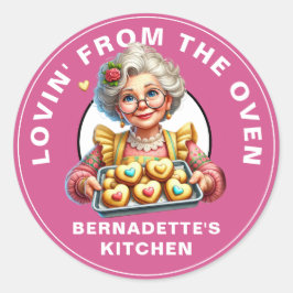 Lovin' From The Oven Ronde Sticker