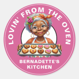 Lovin' From The Oven Ronde Sticker