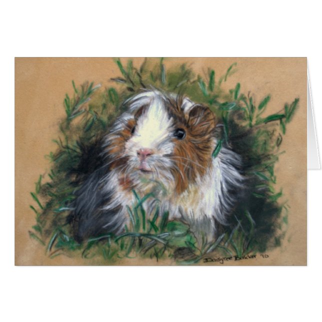 Lovin' lavender Guinea Pig / Cavia (Voorkant Horizontaal)