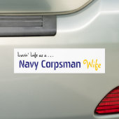Lovin' Life NAVY Corpsman Bumpersticker (Op auto)