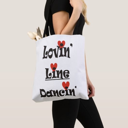 Lovin' Line Dancin" Tote Bag (Dichtbij)