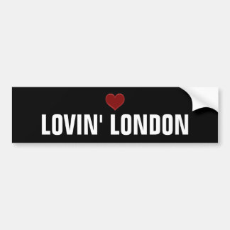 LOVIN' LONDON-Bumpersticker Cool design! Bumpersticker