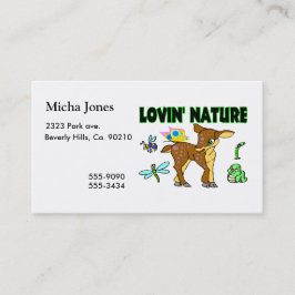 Lovin Natuur Animals Visitekaartje