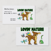 Lovin Natuur Animals Visitekaartje (Voorkant / Achterkant)