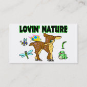 Lovin Natuur Animals Visitekaartje (Achterkant)