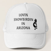 LOVIN SNOWBIRDIN IN ARIZONA KOKOPELLI TRUCKER PET (Voorkant)