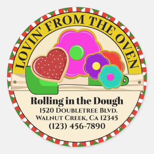 Lovin' van de Oven Food Sticker (Voorkant)