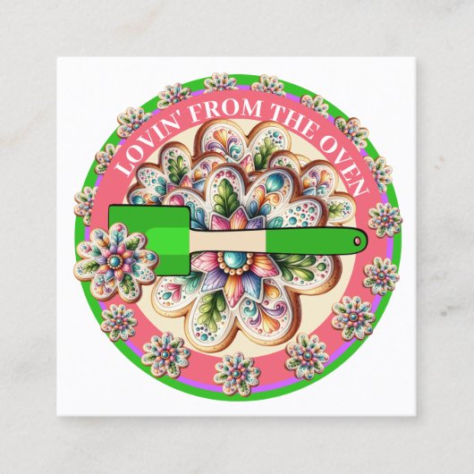Lovin' van de Oven Profile Card versie Vierkante Visitekaartje (Voorkant)