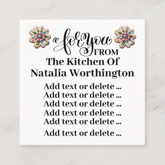 Lovin' van de Oven Visitekaartje versie