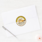 Lovin' van het Ovenbrood Ronde Sticker (Envelop)