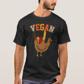 Lovin Vegans Gobble 'Til You Wobble Feast Mode T-shirt (Voorkant)