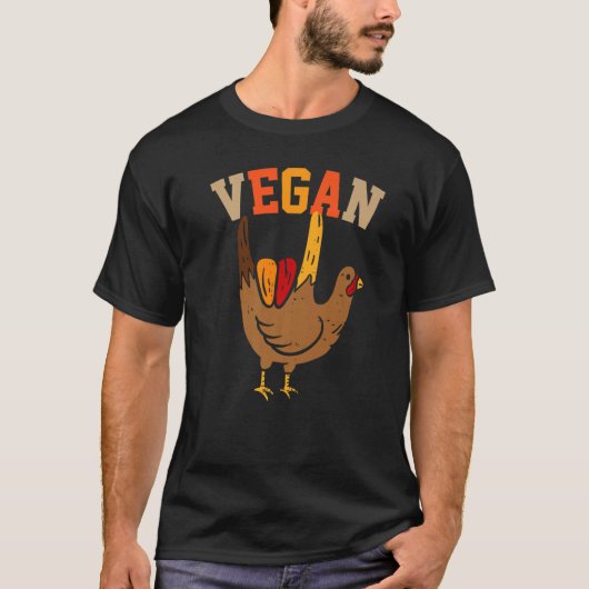 Lovin Vegans Gobble 'Til You Wobble Feast Mode T-shirt (Voorkant)