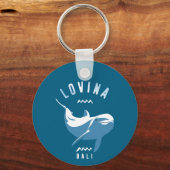 Lovina Bali - zwemmen met dolfijnen Sleutelhanger (Voorkant)