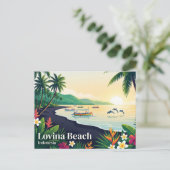 Lovina Beach Indonesië Briefkaart (Staand voorkant)