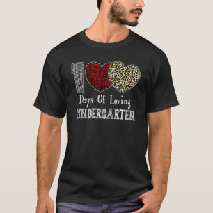Loving 100 dagen van schoolonderwijzer Leo T-shirt