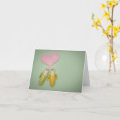 Loving Bananas Wenskaart Kaart (Gele Bloem)