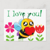 Loving Bee Briefkaart (Voorkant)