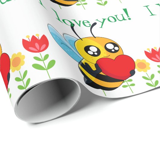 Loving Bee Cadeaupapier (Rol Hoek)