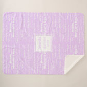 Loving Best Gift for Mother Pastel Pink Blanket Sherpa Deken (Voorkant (horizontaal))