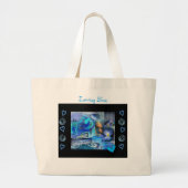 "LOVING BLUE" JUMBO-CANVAS TAS (Voorkant)