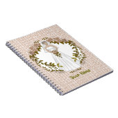 Loving Bride aangepaste bruiloft Notitieboek (Rechterzijde)