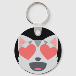 Loving Cat Emoji Sleutelhanger