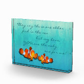 Loving Clown Vis in het Zee Fotoblokken (Rechts)