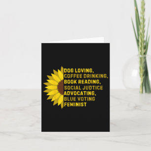 Loving Coffee Drink boek Lezen Sociale Rechtvaardi Kaart