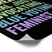 Loving Coffee Drink boek Lezen Sociale Rechtvaardi Poster (Hoek)