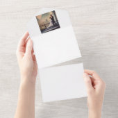 Loving Couple All In One Uitnodiging (Afscheurbaar)