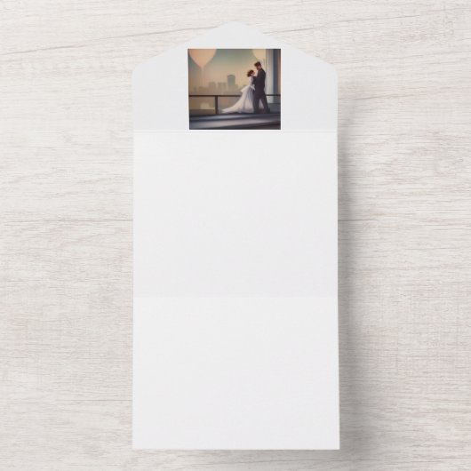 Loving Couple All In One Uitnodiging (Binnen)