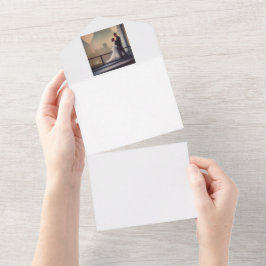 Loving Couple All In One Uitnodiging