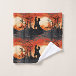 Loving Couple Bad Handdoek