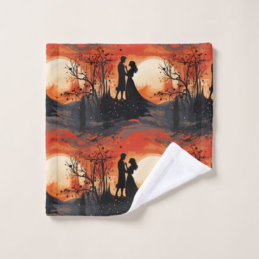 Loving Couple Bad Handdoek (Wasdoekje)