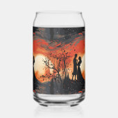 Loving Couple Blikvorm Glas (Achterkant)