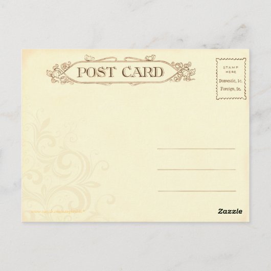 Loving Couple  Briefkaart (Achterkant)