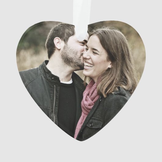 Loving Couple Christmas Keepsake Ornament (achterkant)