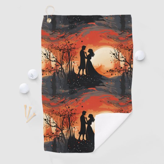 Loving Couple  Golfhanddoek (Insitu)