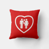 Loving Couple Kussen (Achterkant)