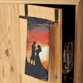 Loving Couple Theedoek