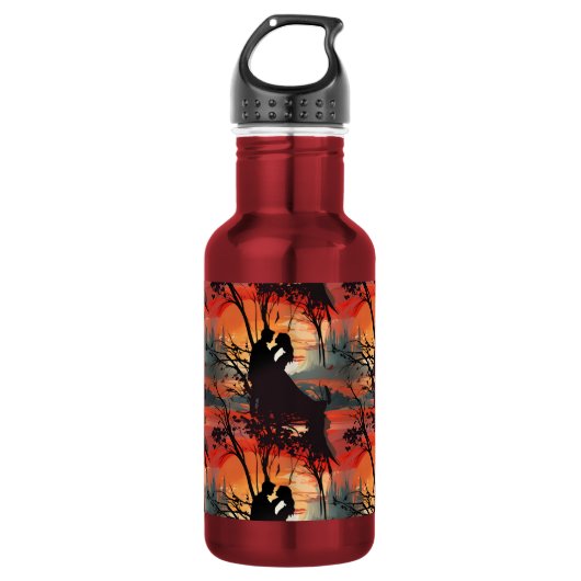 Loving Couple Waterfles (Voorkant)