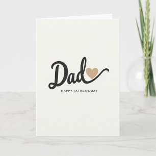 Loving Dads Scripted Art Kaart