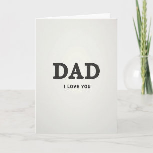 Loving Dads Serif Type Kaart